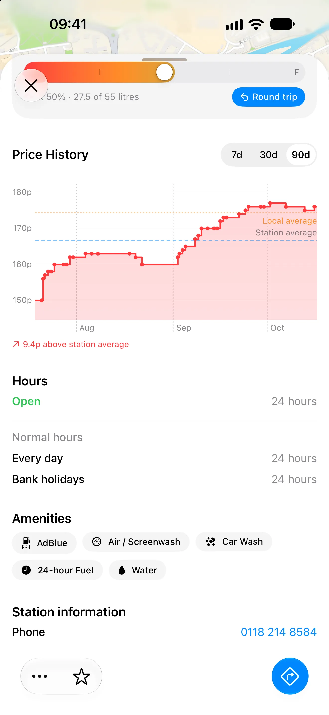 Price history & alerts screenshot